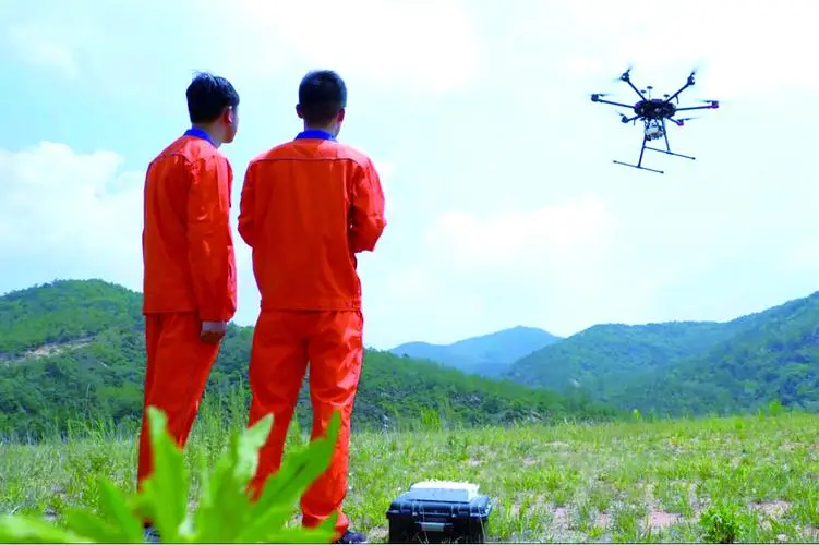 柳北无人机倾斜摄影巡检拍摄